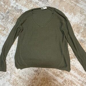 RD STYLE BY ANTHROPOLOGIE Olive Green Sweater